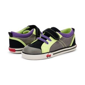 See Kai Run Tanner Black/Glow Toddler Shoes Size 7